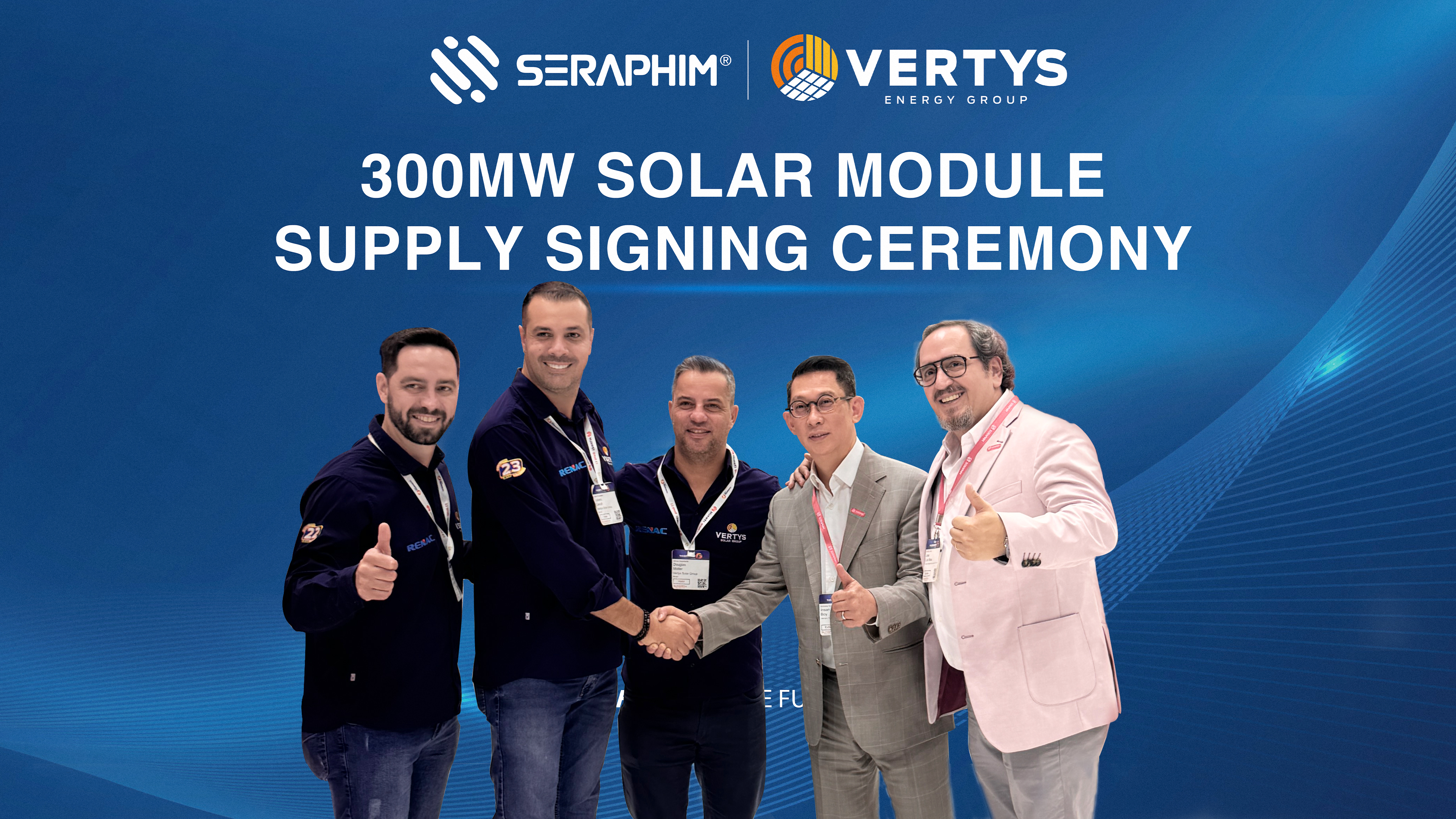 Seraphim Secures A Solar Module Distribution Agreement with Vertys Energy Group in Brazil